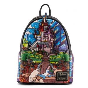 Loungefly Princess Castle Series Belle Mini Backpack